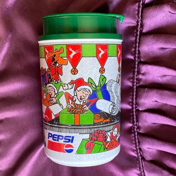 Vintage Whirley Thermos Pepsi Santa Claus Christmas Nostalgia Hot Cold Collector - Picture 6 of 14